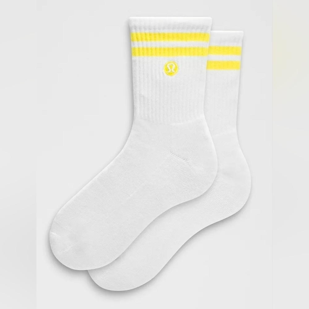 lululemon athletica Unisex Daily Essential Quarter Length Socks New!